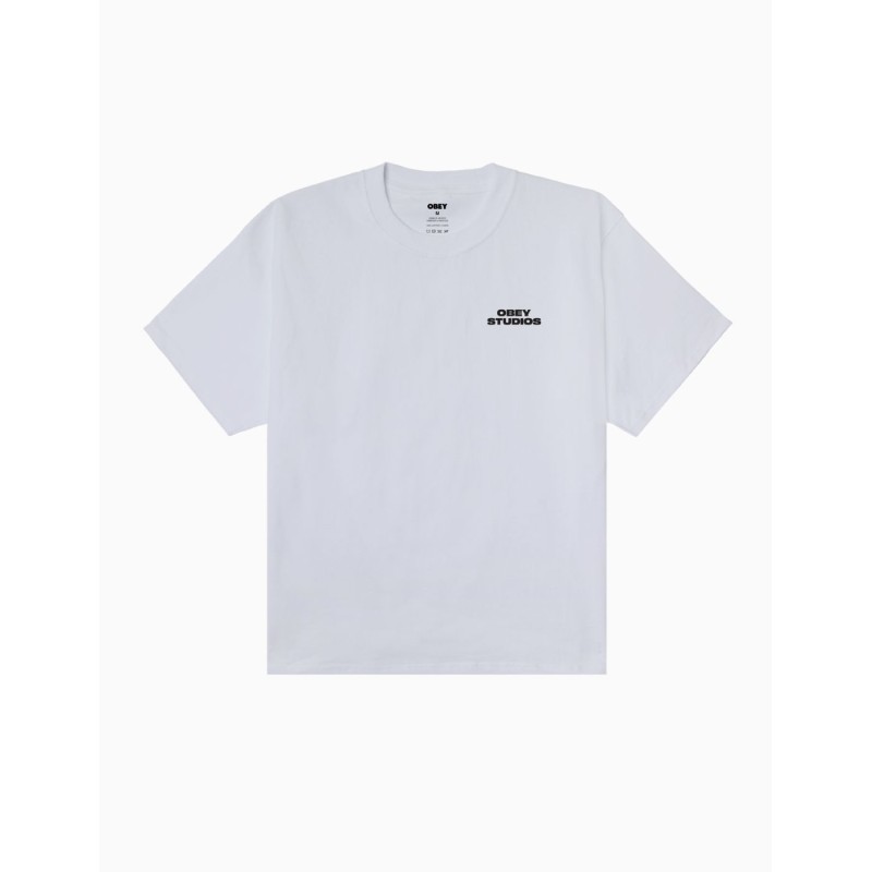 Camiseta Obey Sky Face Blanca