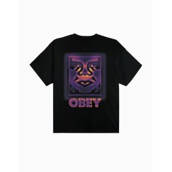 Camiseta Obey Heat Map Icon Black