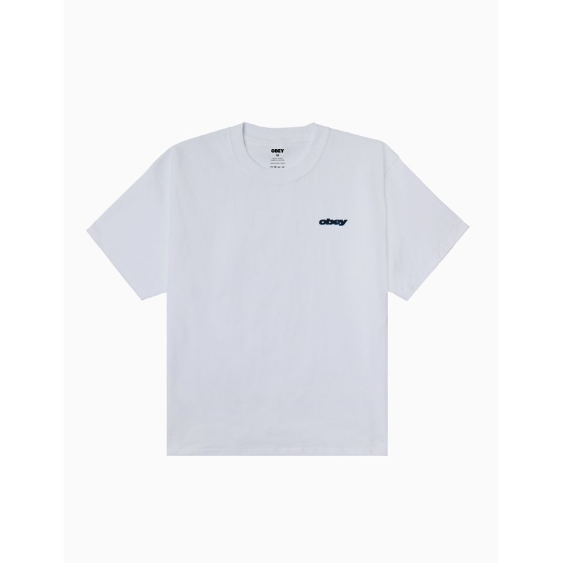 Camiseta Obey Lips Blanca