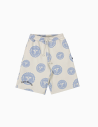 Pantalon Corto Chandal Grimey Chief Watcher All Over Print Off White