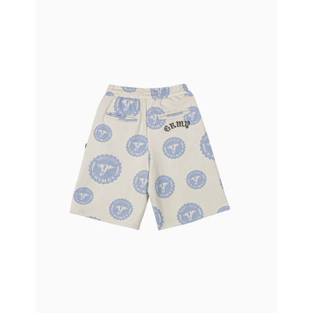 Pantalon Corto Chandal Grimey Chief Watcher All Over Print Off White