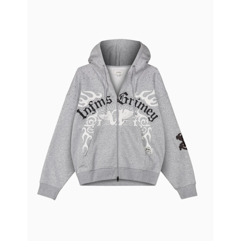 Sudadera Grimey Chief Watcher Zipper Sport Grey