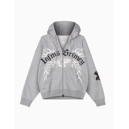 Sudadera Grimey Chief Watcher Zipper Sport Grey