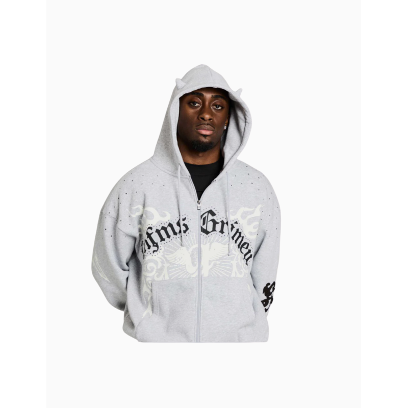 Sudadera Grimey Chief Watcher Zipper Sport Grey