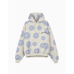 Sudadera Grimey Chief Watcher All Over Print Boxy Off White