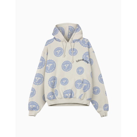 Sudadera Grimey Chief Watcher All Over Print Boxy Off White