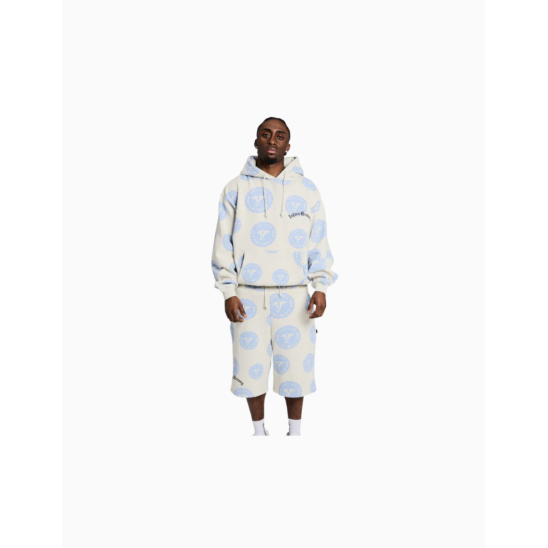Sudadera Grimey Chief Watcher All Over Print Boxy Off White