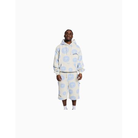 Sudadera Grimey Chief Watcher All Over Print Boxy Off White