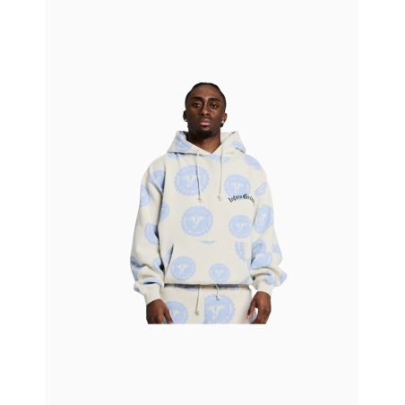 Sudadera Grimey Chief Watcher All Over Print Boxy Off White