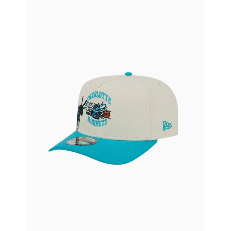 Gorra NBA Hardwood Charlotte Hornets 9FIFTY Snapback A-Frame Turquesa
