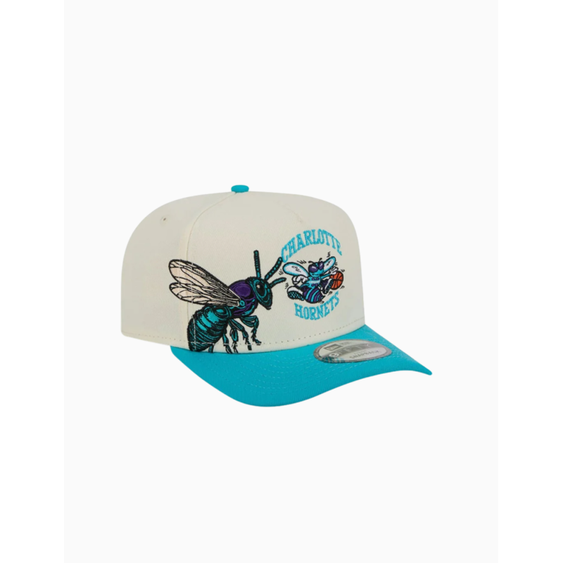 Gorra NBA Hardwood Charlotte Hornets 9FIFTY Snapback A-Frame Turquesa