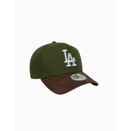 Gorra LA Dodgers MLB Suede Visor 9FORTY E-Frame Verde