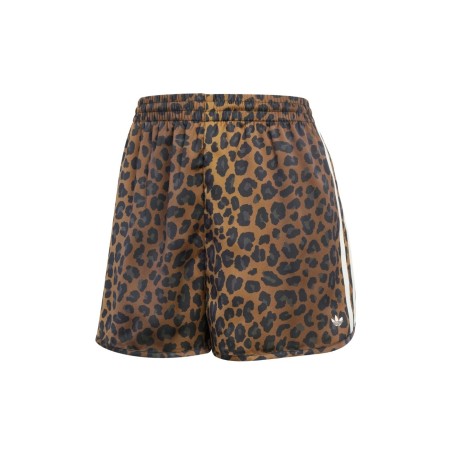 Pantalón Adidas Satin Shorts Leopard