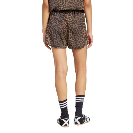 Pantalón Adidas Satin Shorts Leopard