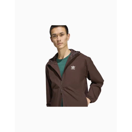 Chaqueta Adidas Marron con Capucha