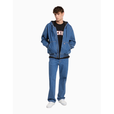 Chaqueta Dickies bomber vaquera con capucha y forro