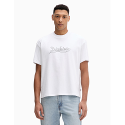 Camiseta de algodón Dickies Loose Wave Blanca