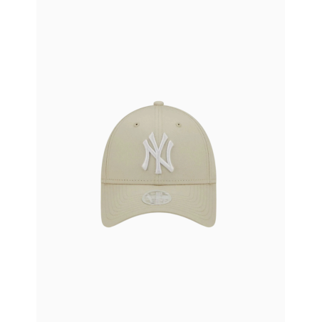 Gorra New Era New York Yankees League Essential Beige 9FORTY Mujer
