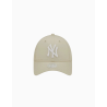 Gorra New Era New York Yankees League Essential Beige 9FORTY Mujer