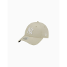 Gorra New Era New York Yankees League Essential Beige 9FORTY Mujer