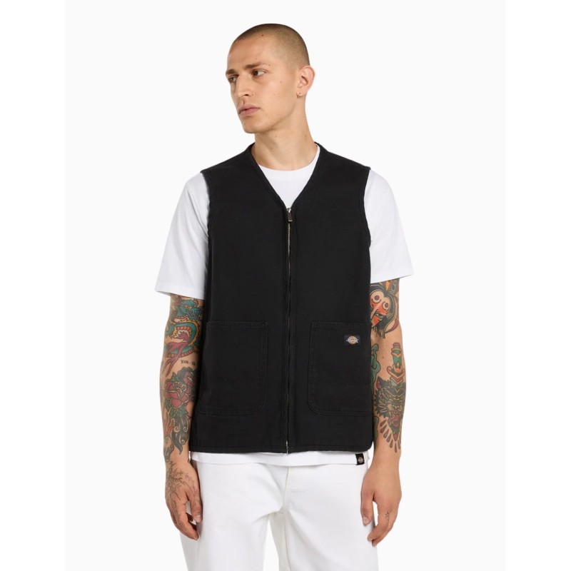 Chaleco Dickies CANVAS SUMMER VEST BLACK