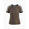 Camiseta Adidas Cali con estampado de leopardo