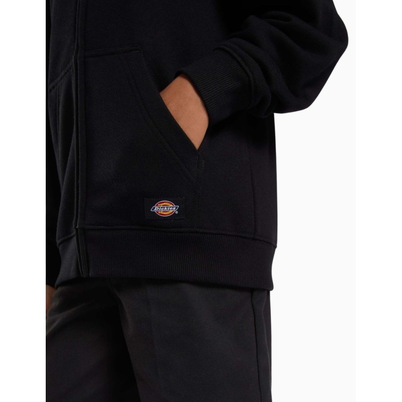 Chaqueta Dickies de Niño KIDS TERRY FULL ZIP HOODIE BLACK