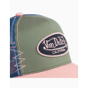 Gorra Von Dutch Trucker Rosa Verde