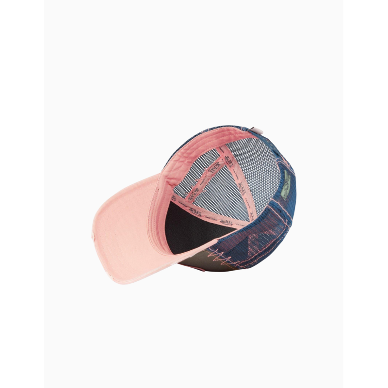 Gorra Von Dutch Trucker Rosa Verde