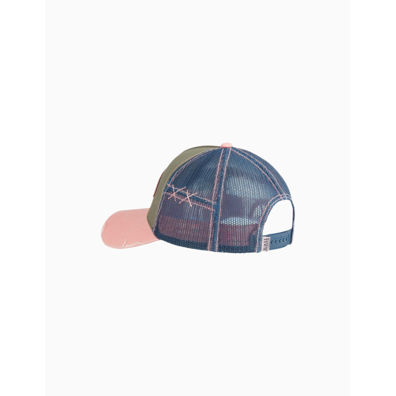 Gorra Von Dutch Trucker Rosa Verde