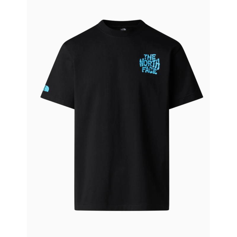 Camiseta The North Face Drip Logo SS Negra