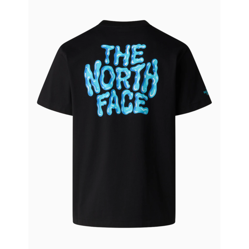Camiseta The North Face Drip Logo SS Negra