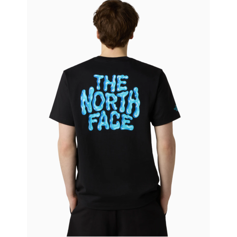 Camiseta The North Face Drip Logo SS Negra