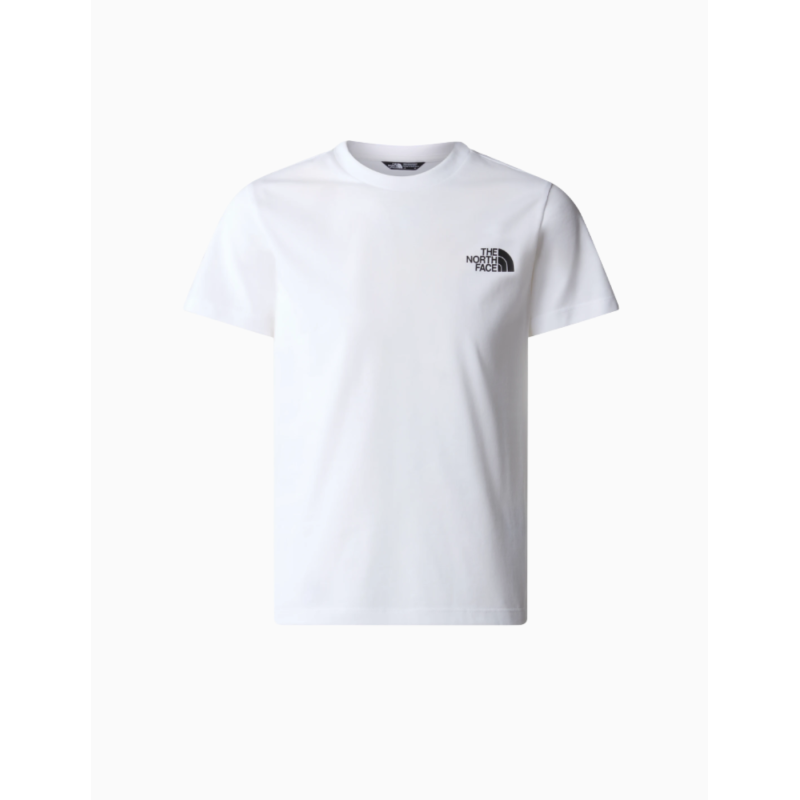 Camiseta The North Face Simple Regular para Niño Blanca