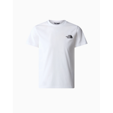 Camiseta The North Face Simple Regular para Niño Blanca