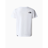 Camiseta The North Face Simple Regular para Niño Blanca