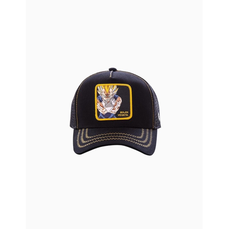 Gorra Capslab trucker negra Majin Vegeta MV2 Dragon Ball