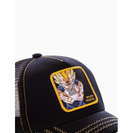 Gorra Capslab trucker negra Majin Vegeta MV2 Dragon Ball