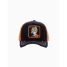 Gorra Capslab trucker negra y naranja Son Goku Super Saiyan GO3 Dragon Ball