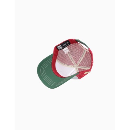 Gorra Capslab Snoopy Joe Cool Beige Green Red Trucker