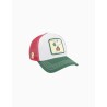 Gorra Capslab Snoopy Joe Cool Beige Green Red Trucker