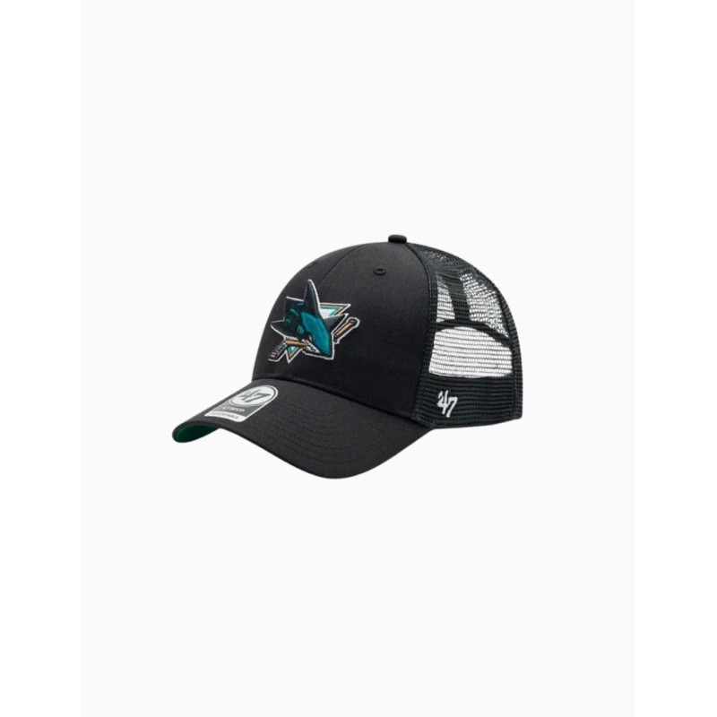 Gorra Brand 47 Brand MVP en color negro con logo NHL San Jose Sharks