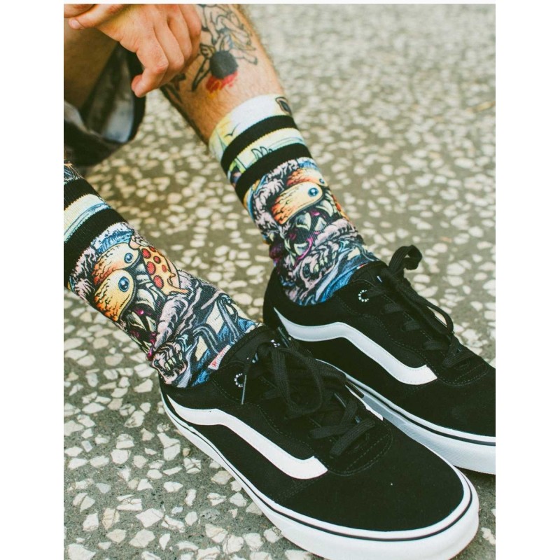 Calcetin American Socks Bike Monster