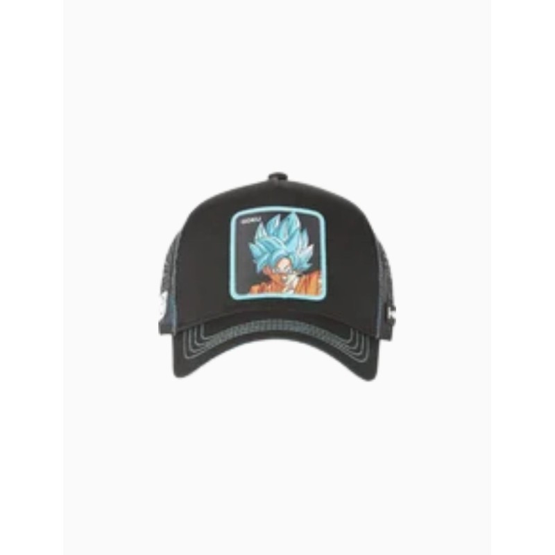 Gorra Capslab trucker negra Son Goku Super Saiyan Blue Dragon Ball