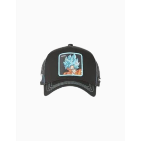 Gorra Capslab trucker negra Son Goku Super Saiyan Blue Dragon Ball