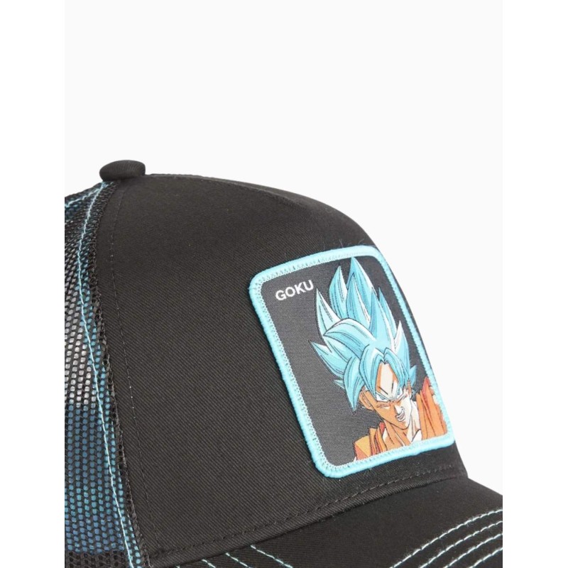 Gorra Capslab trucker negra Son Goku Super Saiyan Blue Dragon Ball