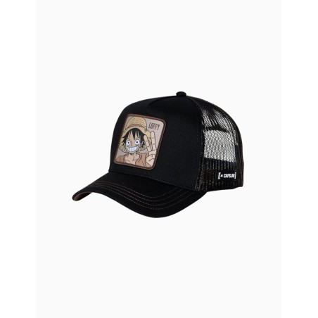 Gorra Capslab Trucker Luffy One Piece Marrón