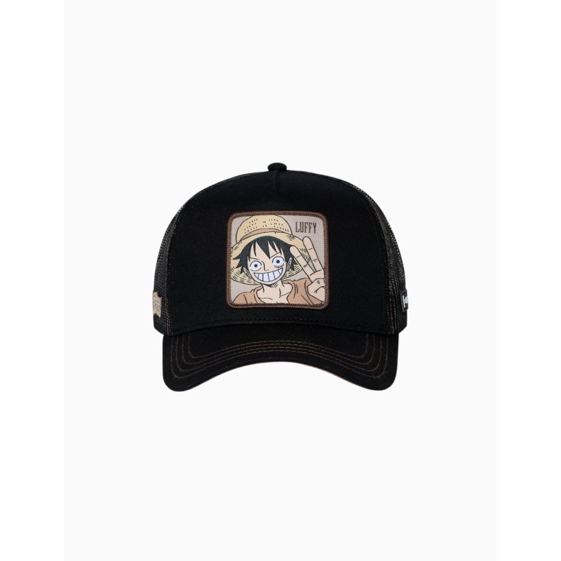 Gorra Capslab Trucker Luffy One Piece Marrón