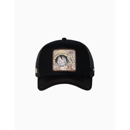 Gorra Capslab Trucker Luffy One Piece Marrón