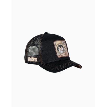 Gorra Capslab Trucker Luffy One Piece Marrón
